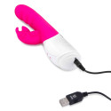 Вибромассажер с клиторальной стимуляцией розовый CLITORAL SUCTION RABBIT