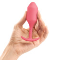 Профессиональная пробка для ношения B-vibe Snug Plug 2 коралловая