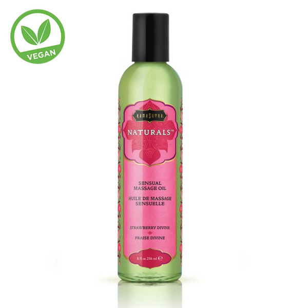 Срок до 30.11.2026 Массажное масло Naturals massage oil Strawberry divine 236 мл