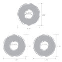 Комплект из трех колец для эрекции 3-Pack Ultra-Stim Stretch Cock Rings