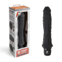 Классический массажер 8" Girthy Realistic Vibrator черный