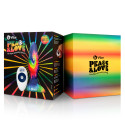 Анальная премиум-пробка с эффектом римминга в наборе PEACE & LOVE TIE-DYE