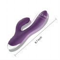 Вибромассажер для клитора и G-точки фиолетовый Jade Rabbit Vibrator
