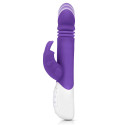 Пульсирующий фиолетовый вибромассажер с двумя виброэлементами G-SPOT THRUSTING RABBIT