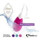 Вибромассажер в форме капли на радиоуправлении Anna Vibrating Egg розовый