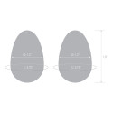 Сет из 2 стеклянных яиц для Йони техники YONI EGGS SET