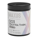 Презервативы в пластиковом контейнере экстратонкие MAXUS 003 Extra Thin - 1 уп (15 шт)