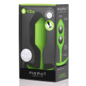 Профессиональная пробка для ношения B-vibe Snug Plug 3 лайм