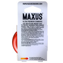 Презервативы гладкие MAXUS Sensual №3 в железном кейсе - 1 уп (3 шт)