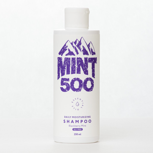 Шампунь бессульфатный увлажняющий Mint500 Daily Moisturising SLS Free Shampoo Blackberry Mint 250 мл