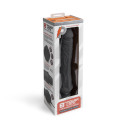 Классический массажер 8" Girthy Realistic Vibrator черный