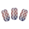 Набор лаковых полосок для ногтей Блестящий градиент NAIL FOIL 