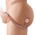 Кольцо на пенис с анальным щаром Stainless Steel Anal Hook & Cock Ring