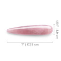 Массажер le WAND Crystal Wand розовый кварц