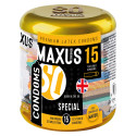 Презервативы точечно-ребристые MAXUS Special №15 в большом кейсе