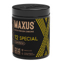 Презервативы в пластиковом контейнере точечно-ребристые MAXUS Special X-Edition - 1 уп (12 шт)