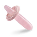 Массажер тонкий le WAND Crystal Slim Wand розовый кварц
