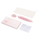 Массажер тонкий le WAND Crystal Slim Wand розовый кварц
