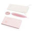 Массажер тонкий le WAND Crystal Slim Wand розовый кварц