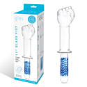 Фаллоимитатор-кулак из стекла 11 in с рукоятью Glass Fist Double Ended With Handle Grip