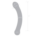 Стеклянный фаллос для точки G CURVED G-SPOT