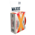 Презервативы гладкие MAXUS Sensual №3 в железном кейсе - 1 уп (3 шт)