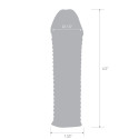 Текстурированная насадка на пенис 6,5in Clear Textured Penis Enhancing Sleeve Extension