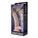 Текстурированная насадка на пенис 6,5in Clear Textured Penis Enhancing Sleeve Extension