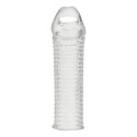 Текстурированная насадка на пенис 6,5in Clear Textured Penis Enhancing Sleeve Extension