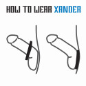 Кольцо с массажными гребнями эрекционное Velv'Or Rooster Xander
