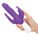 Тонкий кролик-реалистик с двойным проникновением SLIM DOUBLE PENETRATION фиолетовый