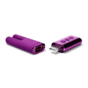 Двухмоторный мини-вибратор le WAND Deux вишневый