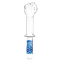 Фаллоимитатор-кулак из стекла 11 in с рукоятью Glass Fist Double Ended With Handle Grip