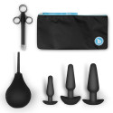 Набор для анального секса - подготовка и обучение B-Vibe Anal Education Set Black