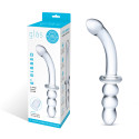 Ребристый двойной анально-вагинальный фаллос Ribbed G-Spot