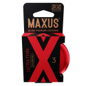 Презервативы в железном кейсе ультратонкие MAXUS Ultra thin №3 - 1 уп (3 шт)
