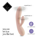 Вибромассажер с двумя независимыми моторами Lea Rabbit Vibrator Citrus