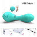 Вакуумный стимулятор с дистанционным управлением Clitoral Sucking Vibrator OG Pro 2 бирюзовый