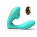 Вакуумный стимулятор с дистанционным управлением Clitoral Sucking Vibrator OG Pro 2 бирюзовый