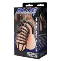 Металлическая черная клетка с замком для сексуальных пыток члена Deluxe Chastity Cage