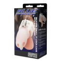 Клетка для пениса белая Silicone Small 2 in Cock Cage With Ball Divider