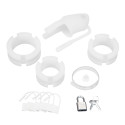 Клетка для пениса белая Silicone Small 2 in Cock Cage With Ball Divider