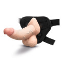Анальный изогнутый фаллоимитатор SLIPSKIN REALISTIC CURVED 6,5 in