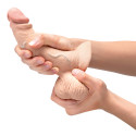 Анальный изогнутый фаллоимитатор SLIPSKIN REALISTIC CURVED 6,5 in