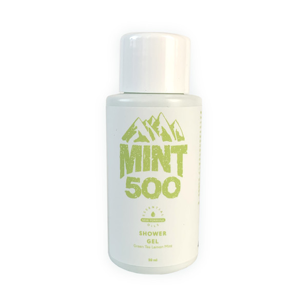 Увлажняющий гель для душа Mint500 Shower Gel Green Tea Lemon Mint 50 мл