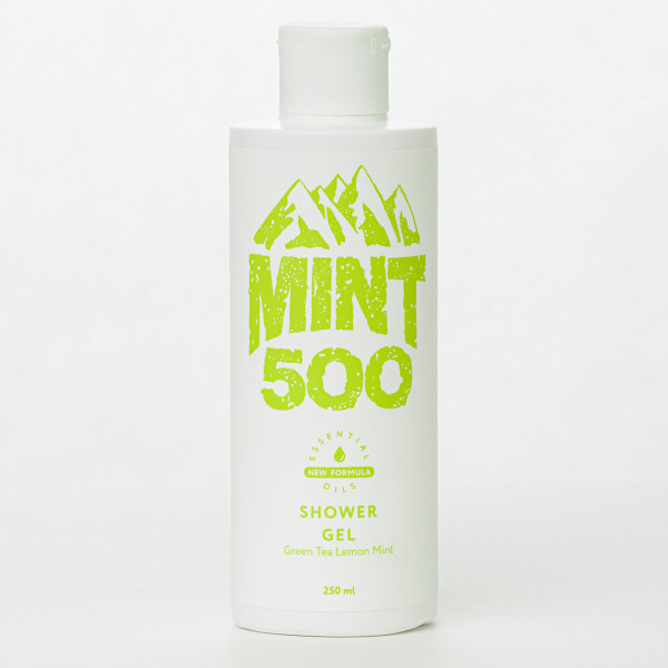 Увлажняющий гель для душа Mint500 Shower Gel Green Tea Lemon Mint 250 мл