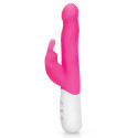 Тонкий кролик-вибратор SLIM SHAFT RABBIT розовый