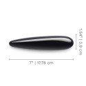 Массажер le WAND Crystal Wand черный обсидиан
