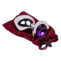 Большой плаг из стали с кристаллом VIOLET DREAM
