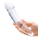 Двухголовый стимулятор с рельефом 10,5in GIRTHY REALISTIC GLASS DOUBLE DONG